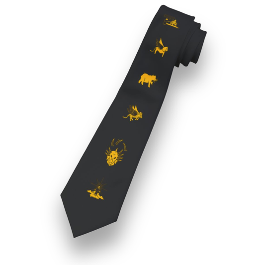 Daniel 7 Necktie (Black & Gold 'Elegance' Edition)